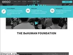 Sites similar to thebehumanfoundation.org