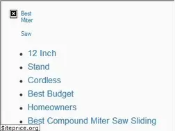 Sites similar to thebestmitersaw.net