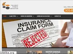 Sites similar to thebestpublicadjuster.com
