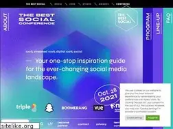 Sites similar to thebestsocialconference.com