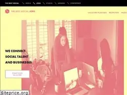 Sites similar to thebestsocialjobs.com