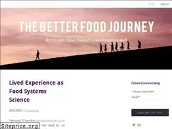 Sites similar to thebetterfoodjourney.com