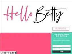 Sites similar to thebettybody.com