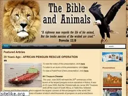 Sites similar to thebibleandanimals.org