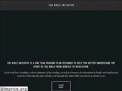Sites similar to thebibleinitiative.com