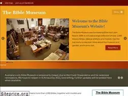 Sites similar to thebiblemuseum.com.au