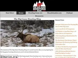 Sites similar to thebiggamehuntingblog.com