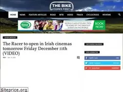 Sites similar to thebikecomesfirst.com