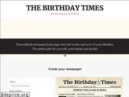 Sites similar to thebirthdaytimes.com
