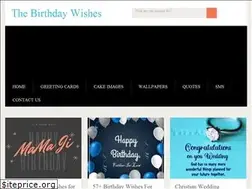 Sites similar to thebirthdaywishes.com