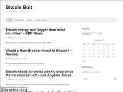 Sites similar to thebitcoinbolt.com