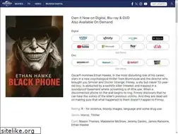 Sites similar to theblackphonemovie.com