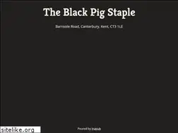 Sites similar to theblackpigstaple.co.uk