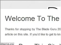 Sites similar to thebladeguru.com