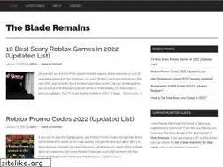 Sites similar to thebladeremains.com