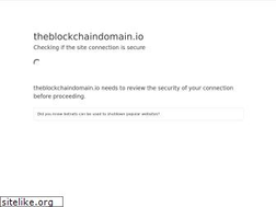 Sites similar to theblockchaindomain.io