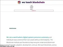 Sites similar to theblockchaininstitute.org