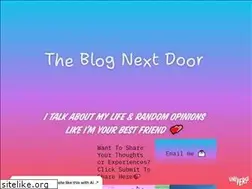 Sites similar to theblognextdoor.com