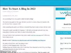 Sites similar to theblogstarter.com