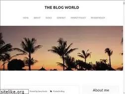 Sites similar to theblogworld.net