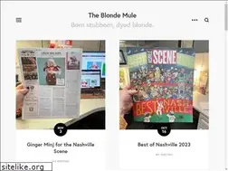 Sites similar to theblondemule.com