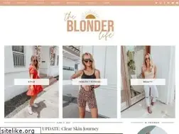 Sites similar to theblonderlife.com