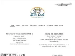 Sites similar to thebluecrabnola.com