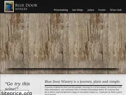 Sites similar to thebluedoorwinery.com
