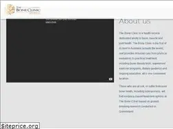 Sites similar to theboneclinic.com.au