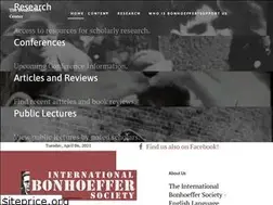Sites similar to thebonhoeffercenter.org