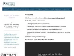 Sites similar to theboothbyinstitute.org