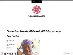 Sites similar to thebossreporter.wordpress.com
