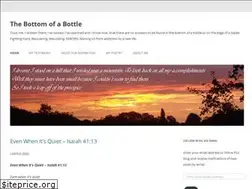 Sites similar to thebottomofabottle.wordpress.com