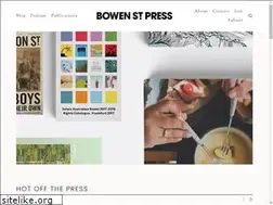 Sites similar to thebowenstreetpress.com