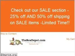 Sites similar to theboxdepot.com