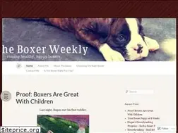 Sites similar to theboxerweekly.wordpress.com