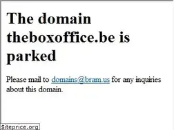 Sites similar to theboxoffice.be