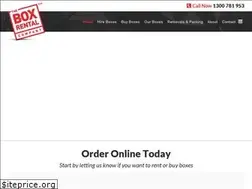 Sites similar to theboxrentalcompany.com.au