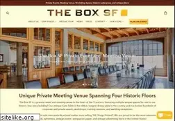 Sites similar to theboxsf.com