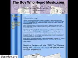 Sites similar to theboywhoheardmusic.com
