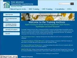 Sites similar to thebridgetraininginstitute.org