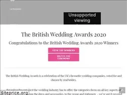 Sites similar to thebritishweddingawards.com