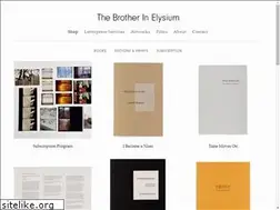 Sites similar to thebrotherinelysium.com