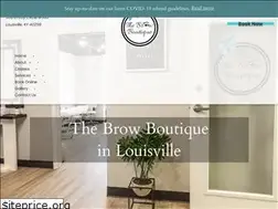 Sites similar to thebrowboutiquelouisville.com