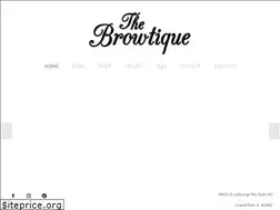 Sites similar to thebrowtique.com