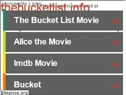 Sites similar to thebucketlist.info