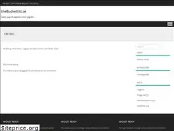 Sites similar to thebucketlist.se