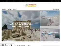Sites similar to thebucketlistnarratives.com
