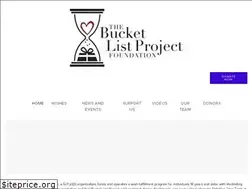 Sites similar to thebucketlistproject.com