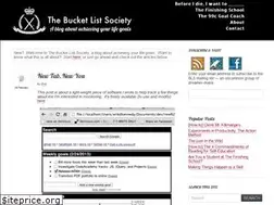 Sites similar to thebucketlistsociety.com